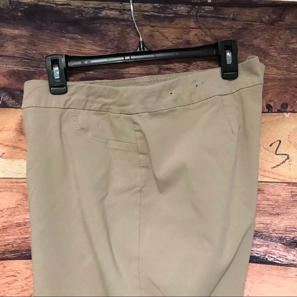 Kim Rogers Tan Stretch Shorts - Picture 4 of 8